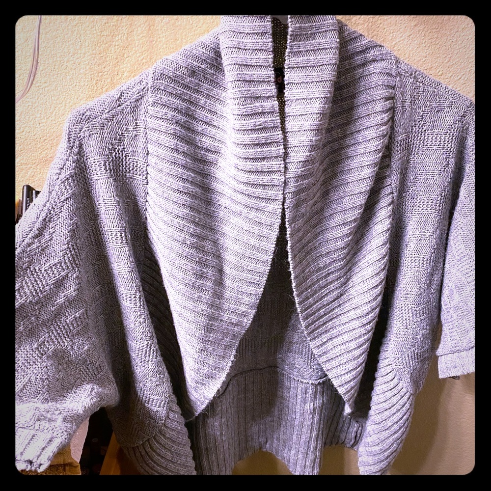 Slouchy knitted cardigan